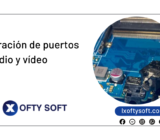 Reparación de puertos de audio y vídeo